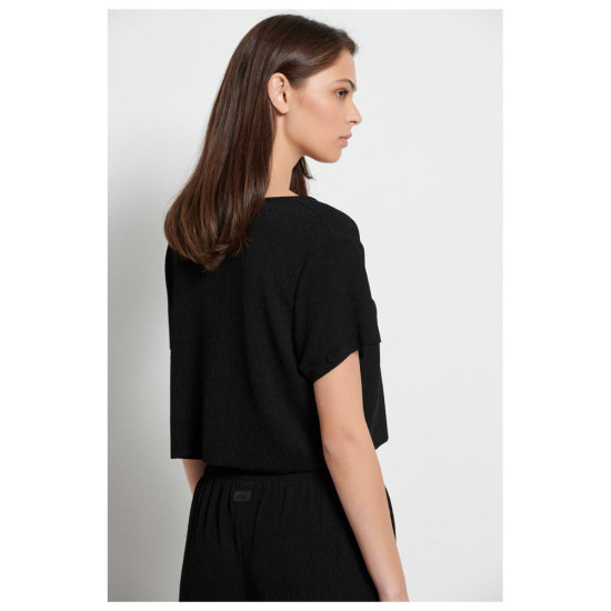 Bodytalk Γυναικεία κοντομάνικη μπλούζα Cropped